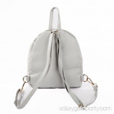 Girl12Queen Fashion Faux Leather Mini Backpack Girls Travel Handbag School Rucksack Bag